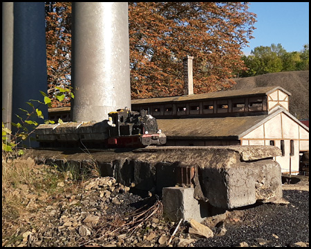 Modell der Krughütte in Wimmelburg