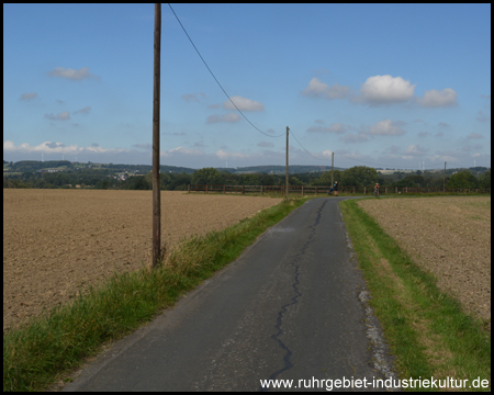 Höchster Punkt der Trekkingrunde mit Blick ins Ruhrtal