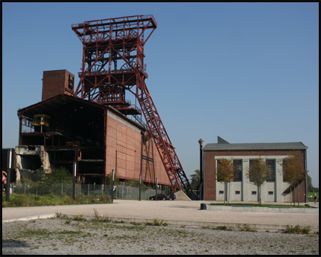 Fördergerüst der Zeche Consolidation