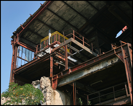 Blick in das Industriedenkmal