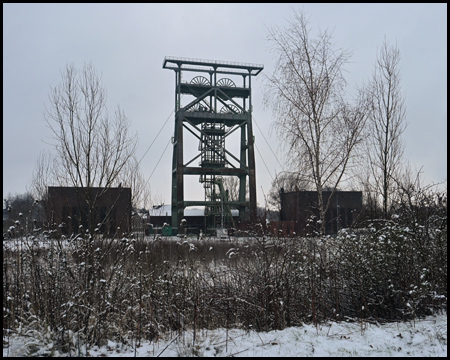 Zeche Gneisenau im Schnee