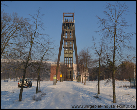 Stadtteilpark Hochlarmark im Schnee