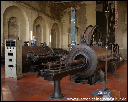 Maschinenhalle der Zeche Schlägel & Eisen in Herten