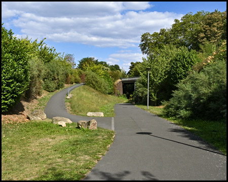 Bahntrassenradweg in Dortmund