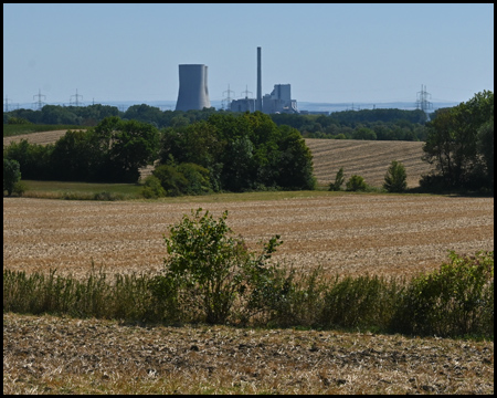 Aussicht auf ein Kraftwerk