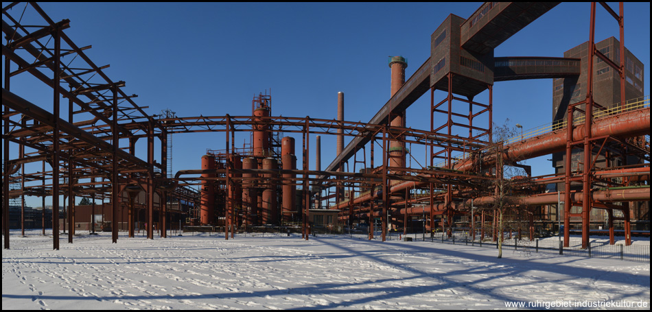 Kokerei Zollverein im Schnee