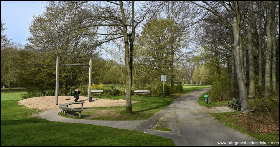 Spielplatz im Hallopark in Essen